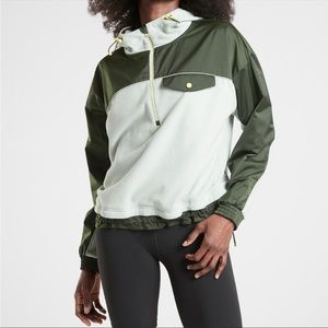 Athleta Green Zion Microfleece 1/4 Zip (XSP)
